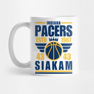 Indiana Pacers Siakam 43 Basketball Retro Mug